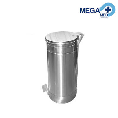 BASURERO 20 L ACERO INOX CON PEDAL1