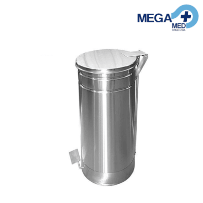 BASURERO 30 L ACERO INOX CON PEDAL1