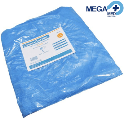 BATA PACIENTE ABIERTA C/LAZO S/MANGA SMS X UNID.  - CLEAN CARRIER1