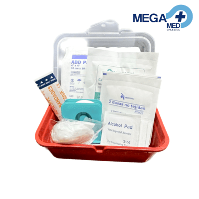 BOTIQUIN BASICO C/IMPLEMENTOS 16 X 10 X 6 CM - MGM1