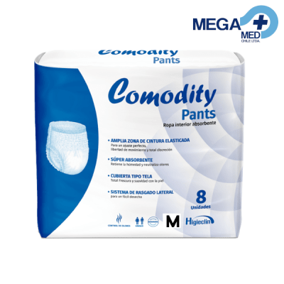 CALZON PAÑAL COMODITY  X 8 UN1