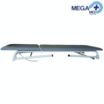 CAMILLA EXAMEN ESMALTADA PATAS PLEGABLES TAPIZ GRIS2