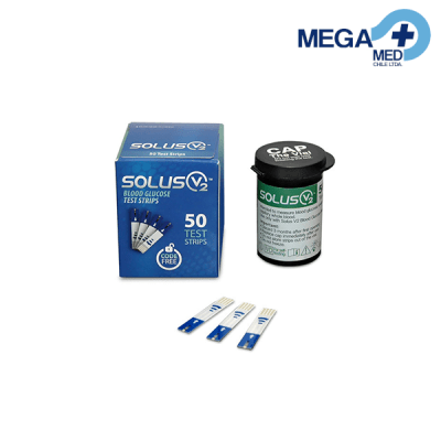 CINTAS SOLUS V2 50 UDS (P/GLUCOMETRO)1