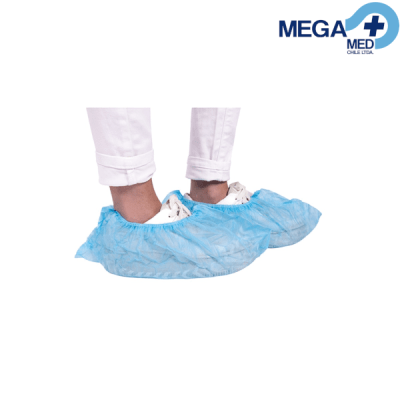 CUBRE CALZADO TELA GRUESA AZUL X 100 UNID.1