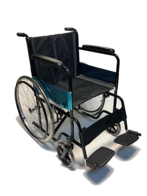 SILLA RUEDA ADULTO DELTA PLUS ESMALTADA NEGRO1