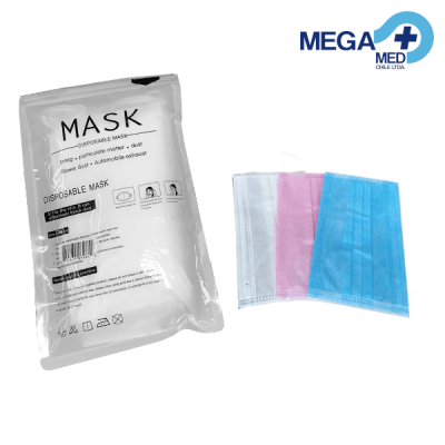 MASCARILLA 3 PLIEGUES INFANTIL C/ELASTICO X 10 UDS1