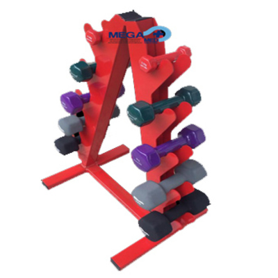 RACK CON 10 MANCUERNA VINIL (AC ESM)1