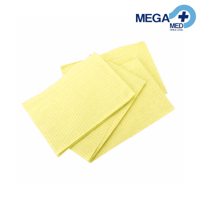 SERVILLETA DENTAL AMARILLA X 10 UNID1
