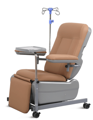 SILLON CLINICO MANUAL 2 FUNCIONES C/PORTA SUERO2