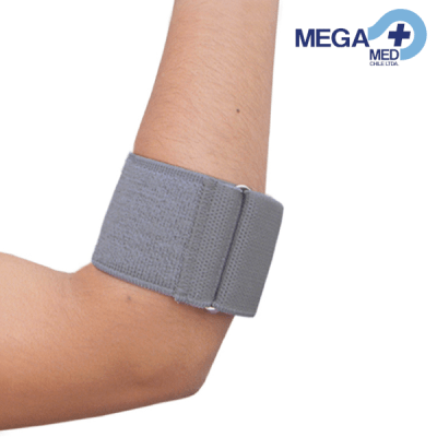 SOPORTE CODO TENISTA ELASTICA HM-12 (PLATA) - BLUNDING1