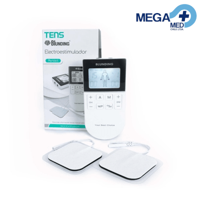 TENS ELECTROESTIMULADOR 2 CANALES PORTATIL - BLUNDING1