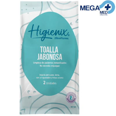 TOALLA JABONOSA SOBRE X 2 HIGIENIX1