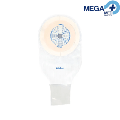 BOLSA COLOSTOMIA DRENABLE 1 PZA. DOBLE PEGAMENTO  T/CLIP- VELAPORT1