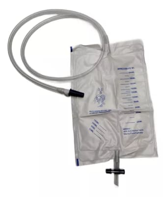 BOLSA ORINA 2 L VALVULA T SIMPLE - MGM2