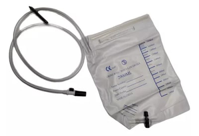 BOLSA ORINA 2 L SIMPLE CON AMARRE CORDÓN - MGM1