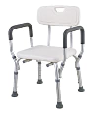 SILLA DUCHA CON RESPALDO Y APOYA BRAZO
