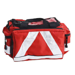 BOLSO TRAUMA ROJO TRIANGULO REFLECTANTE