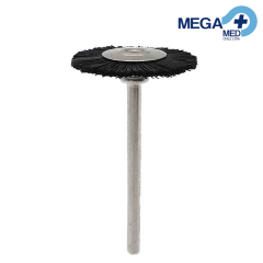 ESCOBILLA MONTADA CIRCULO DURA NEGRA