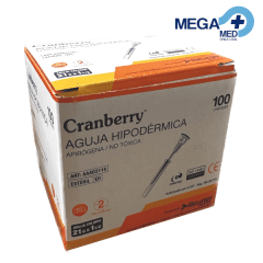 AGUJA HIPODERMICA CRANBERRY