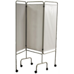 BIOMBO 3 CUERPOS AC/ESMALTADO RODABLE