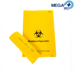 BOLSA DESECHO CONTAMINANTE AMARILLA 90X60 CM X 25 UNIDADES