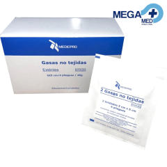 GASA SOBRE NO TEJIDA ESTERIL 5 X 5 CM 