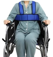 CINTURON SEGURIDAD SILLA DE RUEDA C/ASAS AJUSTABLES