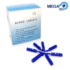 LANCETA BASE PLASTICA UNIVERSAL (P/GLUCOMETRO) X 100 UN