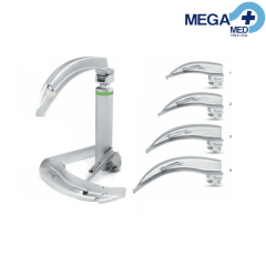 LARINGOSCOPIO FS MCINTOSH FIBRA OPTICA LUZ LED 5 HOJAS