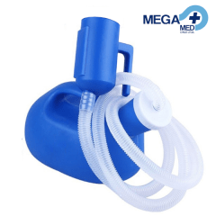 PATO URINARIO C/TAPA Y MANGUERA MOD. D6