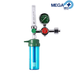 REGULADOR O2 TUERCA 0-15 LT C/FLUJOMETRO