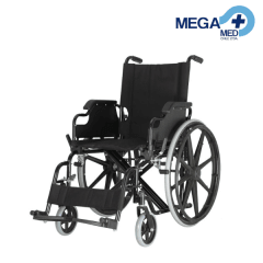 SILLA RUEDA ADULTO ESMALTADA APOYA BRAZO Y PIE DESMONTABLE