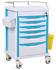 CARRO MEDICAMENTOS 5 CAJONES