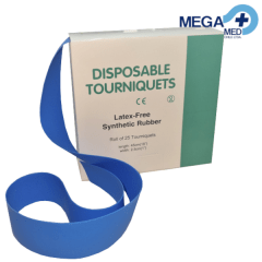 TORNIQUETE LIGADURA LIBRE DE LATEX X 25 UN