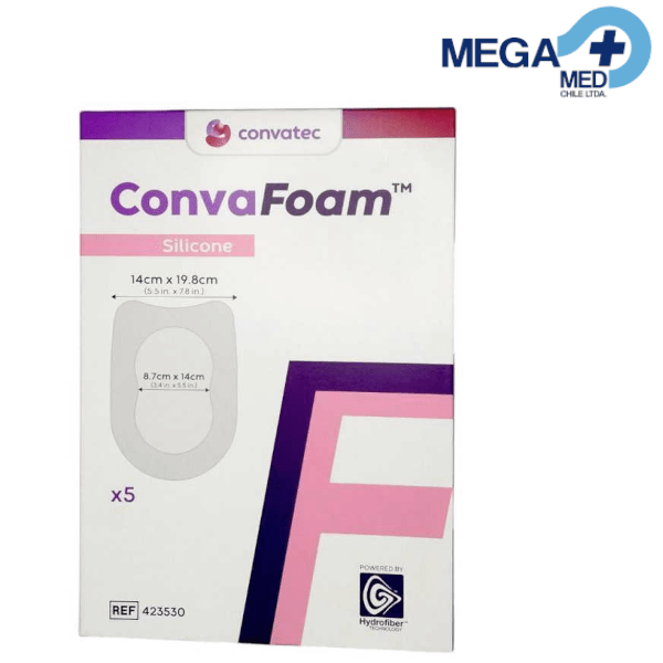 APOSITO CONVAFOAM SILICONE MULTISITE  19.8CMX14CM - CONVATEC 0