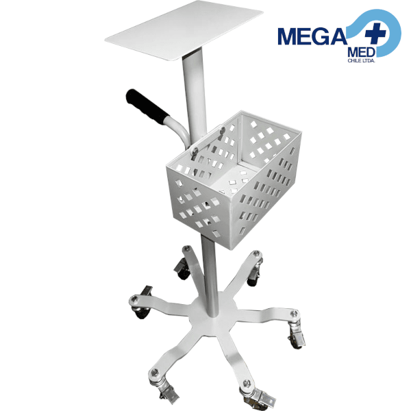 CARRO PORTA MONITOR CROMOMETAL 0