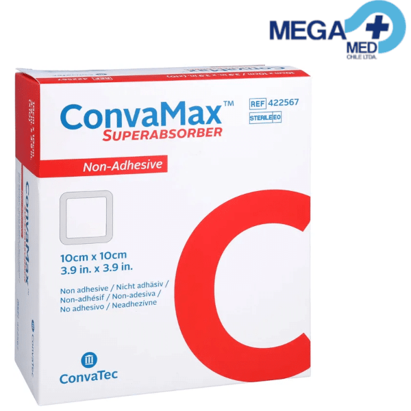 CONVAMAX APOSITO SUPERABSORVENTE N/ADH 10X10CM - CONVATEC 0