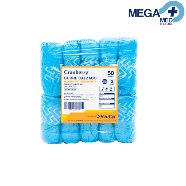 CUBRE CALZADO TELA GRUESA AZUL X 100 UNID.2