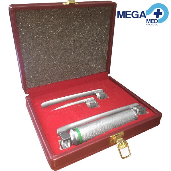 LARINGOSCOPIO RECTO MILLER F/OPTICA 3 HOJAS 1-2-34