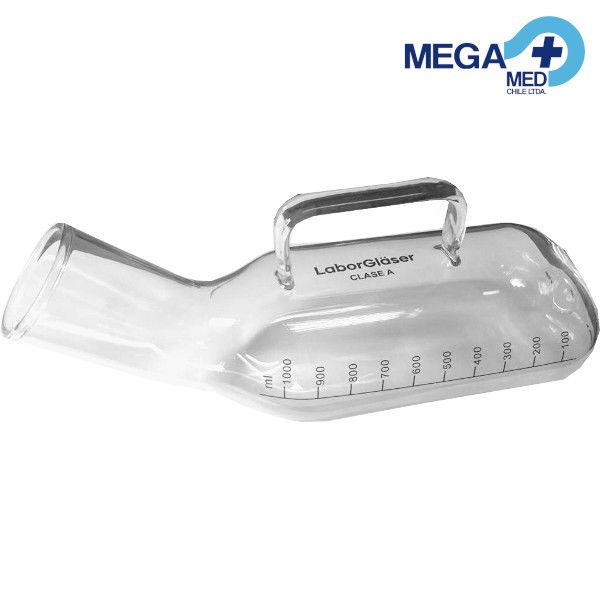 PATO URINARIO DE VIDRIO GRADUADO MASCULINO 0