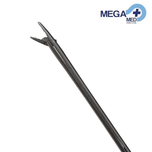 PINZA AURICULAR 10 CM (4 X 0,6 MM) MINI MC-GEE COCODRILO RANURADA2