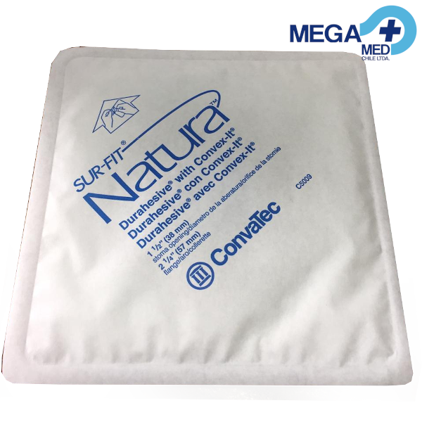 PLACA CONVEXA 57/38 MM NATURA - CONVATEC2