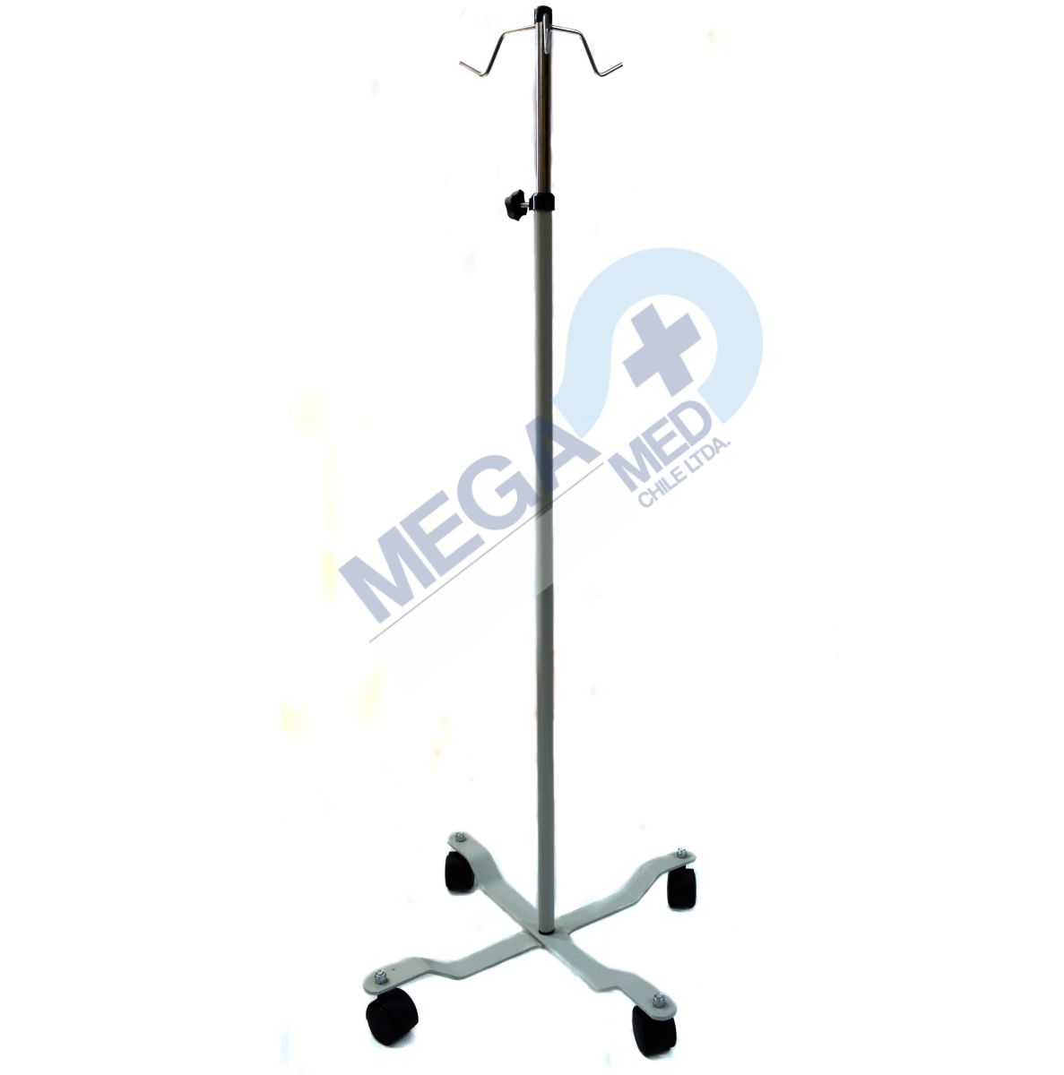 PORTA SUERO 3 GANCHOS ESMALTADO RODABLE 0