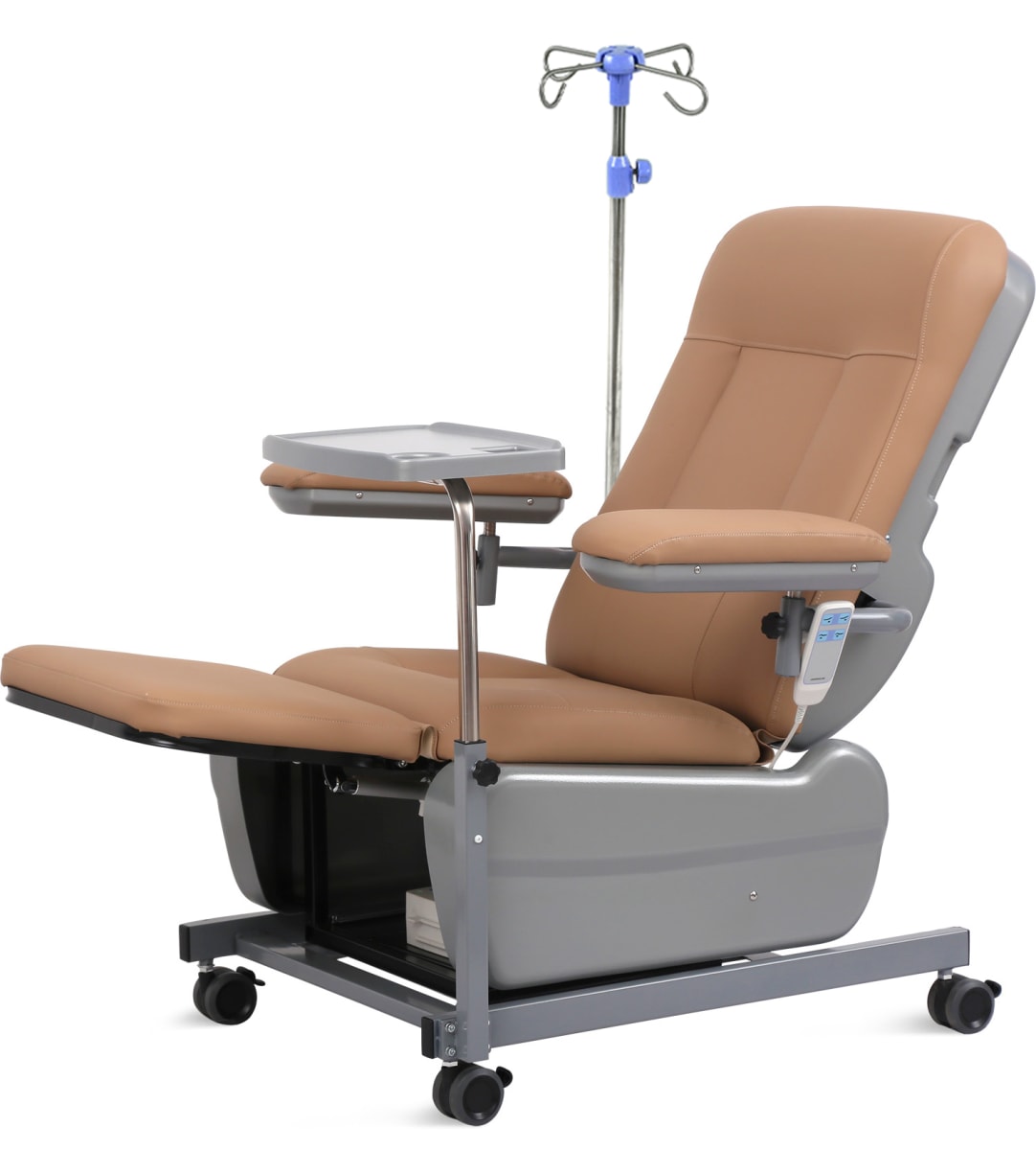 SILLON CLINICO MANUAL 2 FUNCIONES C/PORTA SUERO1