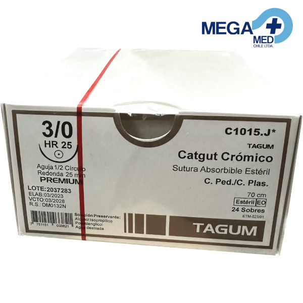 SUTURA - CATGUT CROMADO3