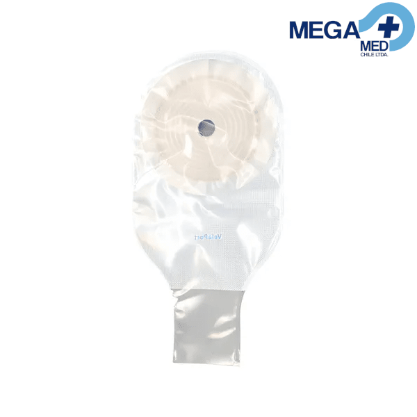 BOLSA COLOSTOMIA DRENABLE 1 PZA. DOBLE PEGAMENTO  T/CLIP- VELAPORT2