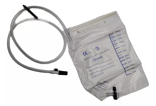 BOLSA ORINA 2 L SIMPLE CON AMARRE CORDÓN - MGM 0