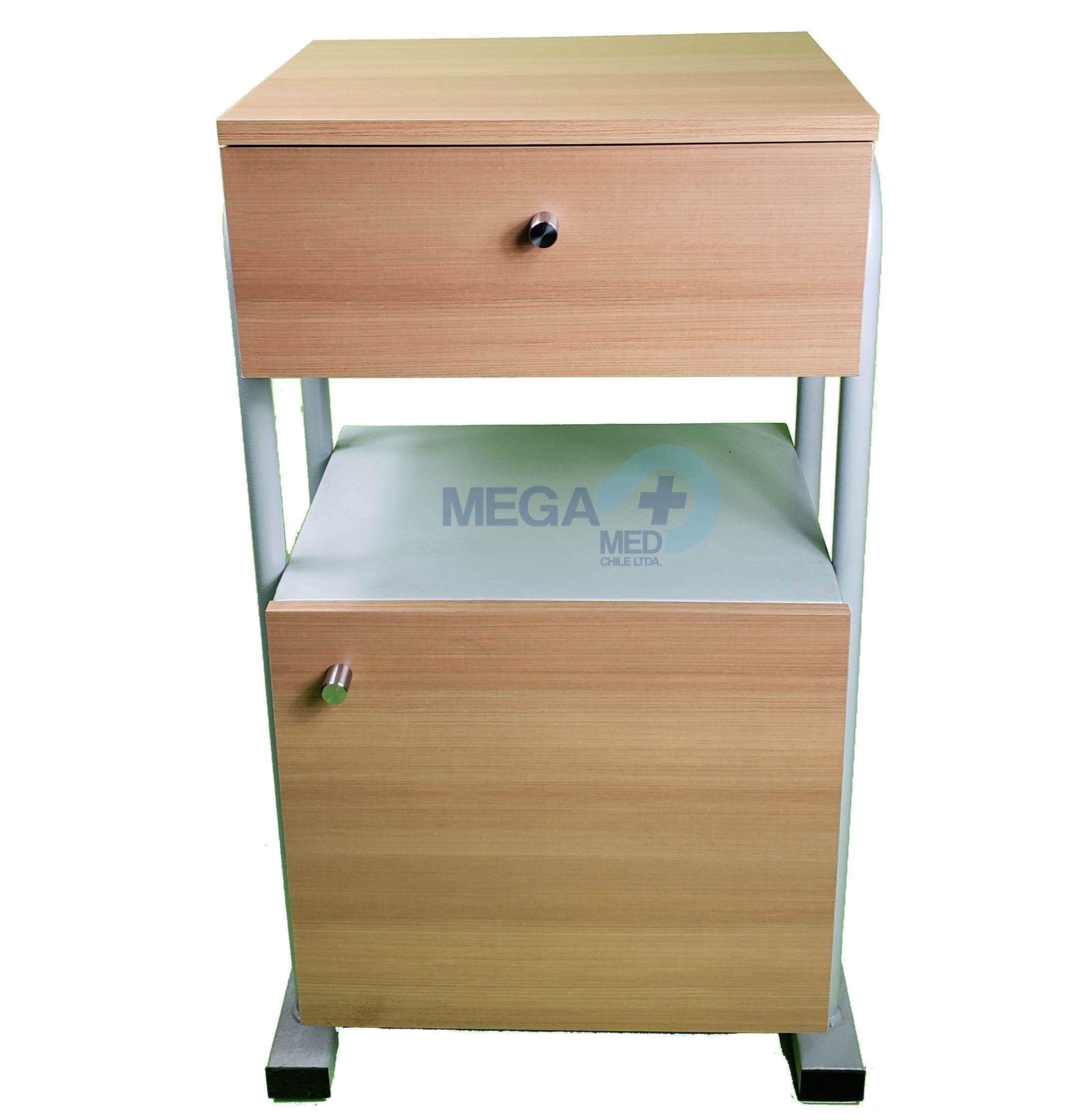 Velador Altavision CR-2006 1 Cajon Café blanco