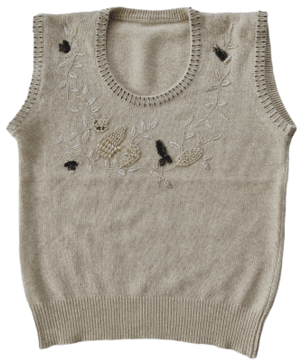 Sweater vintage de perlas1