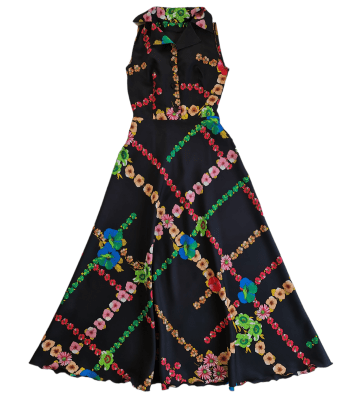 Maxi vestido vintage 701